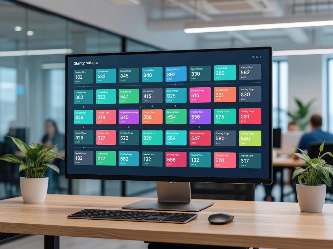 Startup Valuation Matrix Dashboard